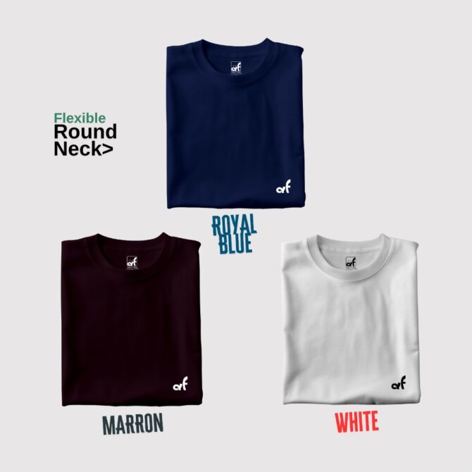 Roundneck T-shirt Plain (colours)