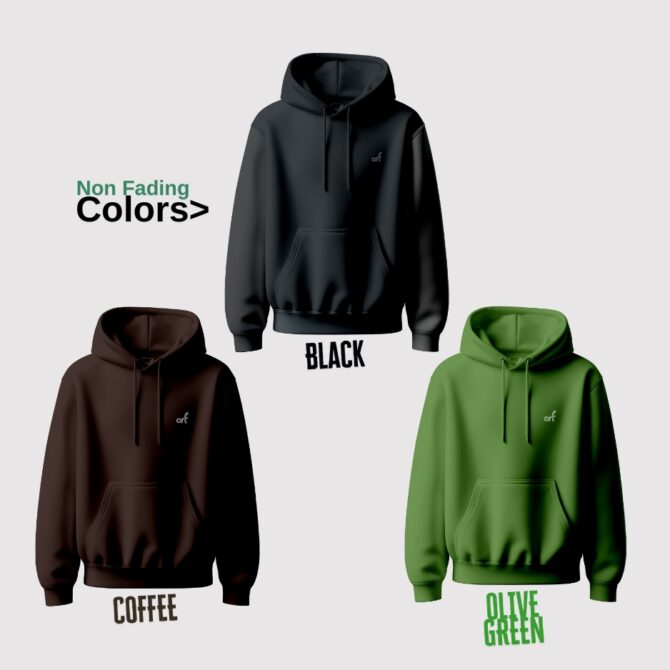 Hoodie Plain (colours)