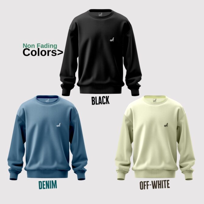 Sweatshirt Plain (colours)