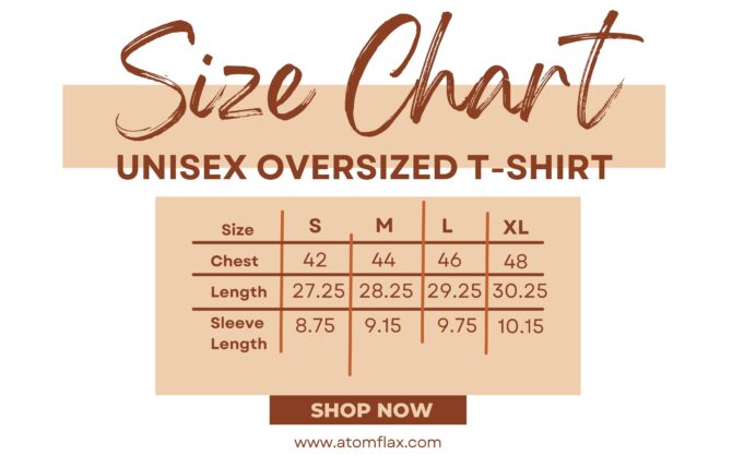 Atomflax Printed Oversized T-Shirts