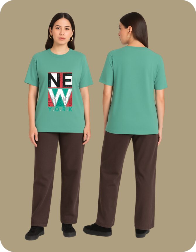 NewYork Printed Roundneck T-Shirt (Colors)