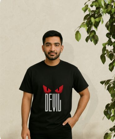 Devil Printed Oversized T-Shirts