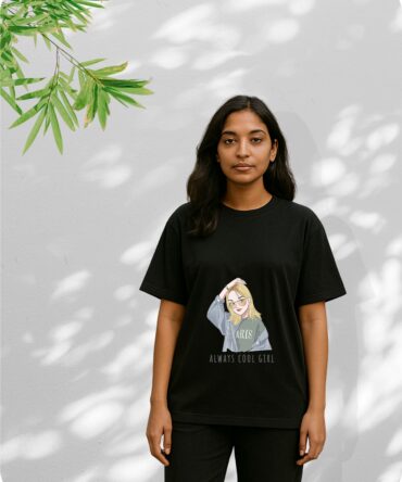 Coolgirl Printed Roundneck T-Shirt (Colors)