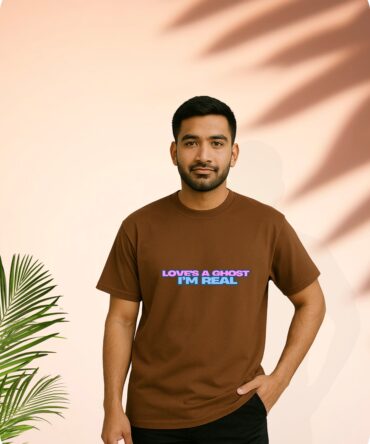 I'M Real Printed Oversized T-Shirts