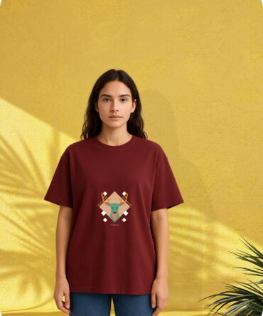 Deer Printed Roundneck T-Shirt (Colors)
