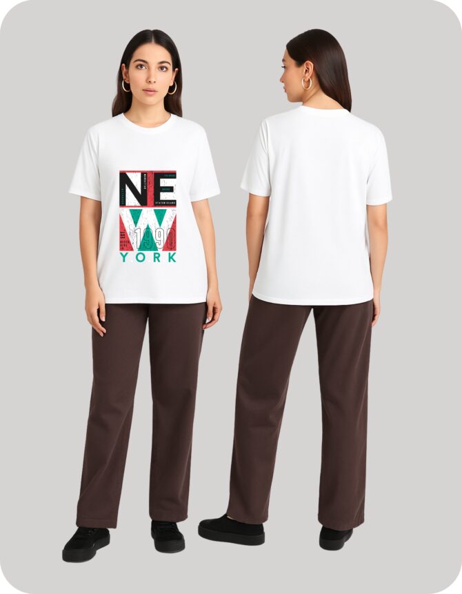 NewYork Printed Roundneck T-Shirt (Colors)