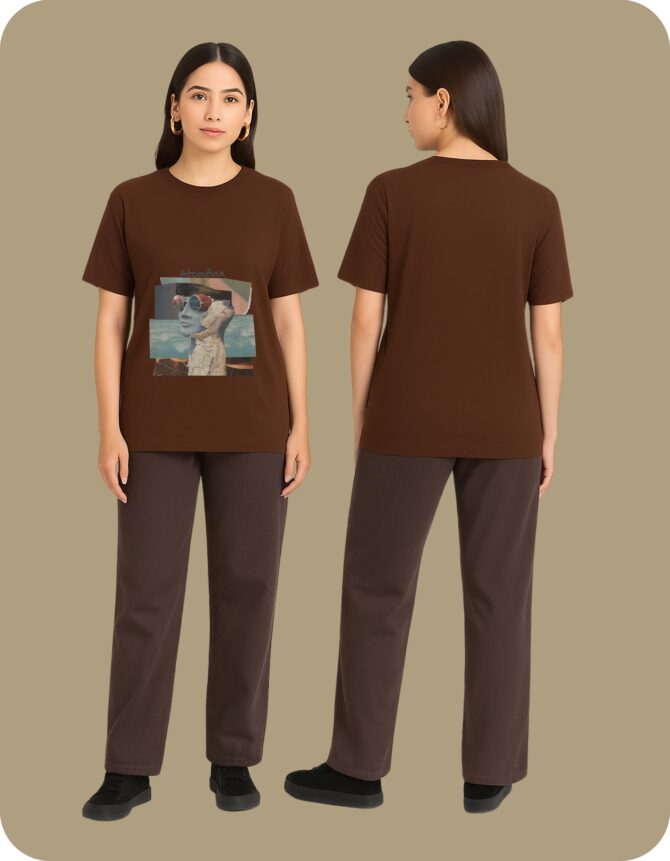Art of atomflax Printed Oversized T-Shirts