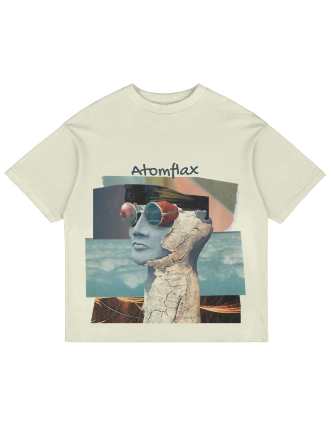 Art of atomflax Printed Oversized T-Shirts