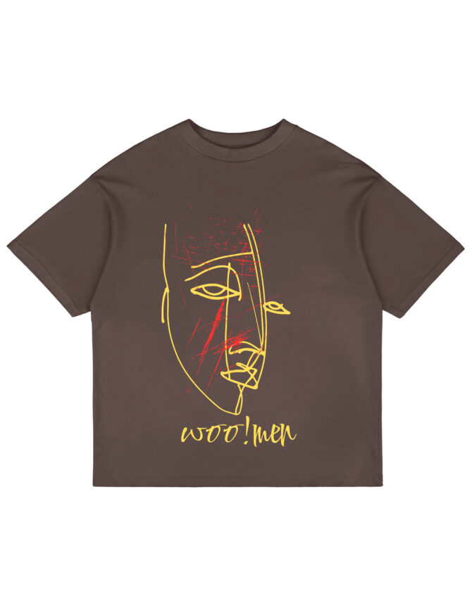 Woo!men Printed Oversized T-Shirts