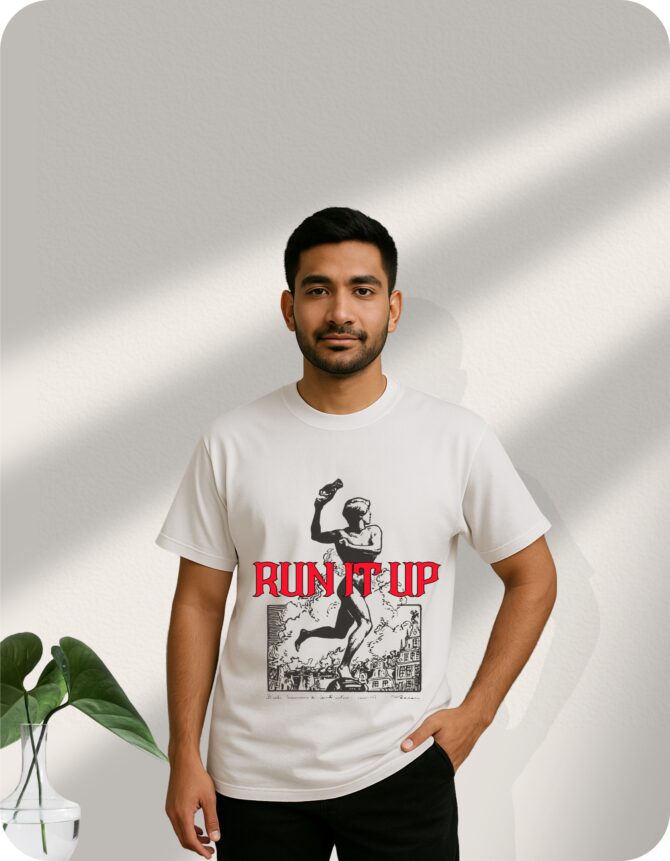 RunItUp Printed Oversized T-Shirts
