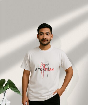 Spider Printed Oversized T-Shirts