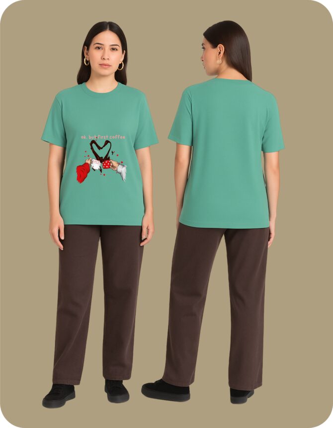 Firstcoffee Printed Roundneck T-Shirt (Colors)