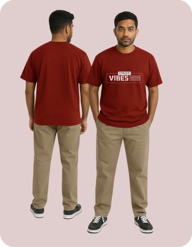 Uniquevibes Printed Roundneck T-Shirt (Colors)