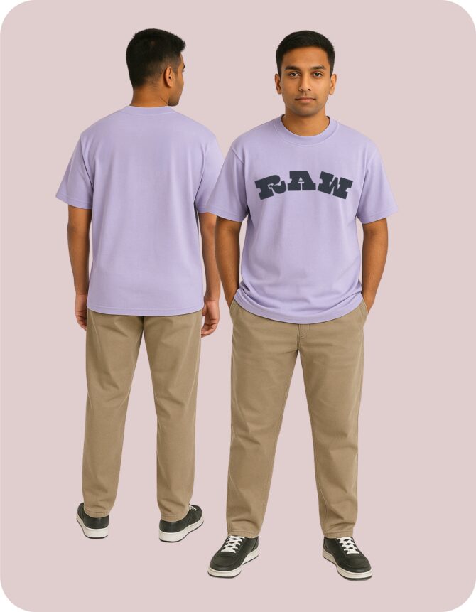 RAW Printed Oversized T-Shirts