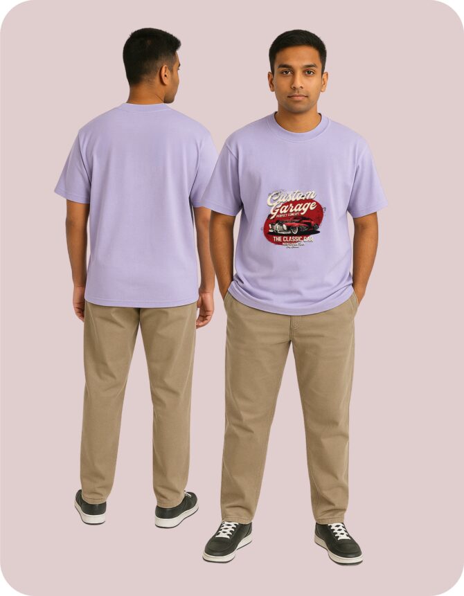 CustomGarage Printed Oversized T-Shirts