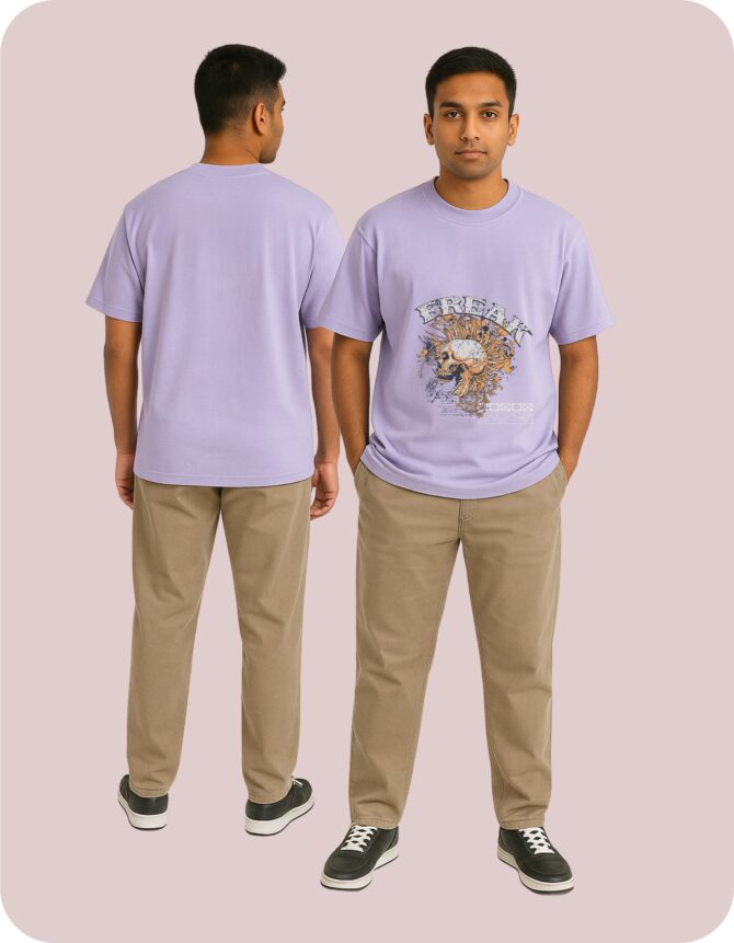 Freak Printed Oversized T-Shirts