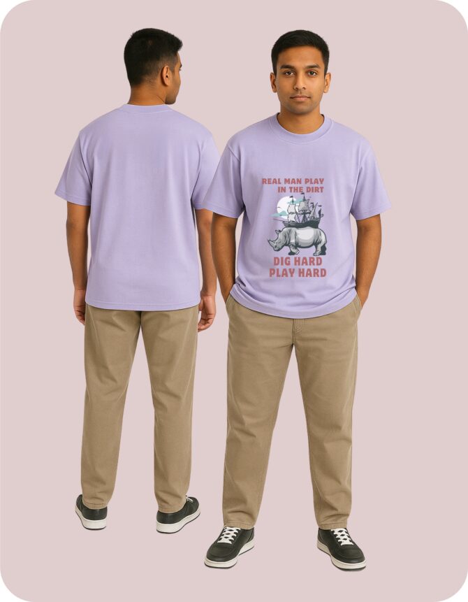 RinoShip Printed Oversized T-Shirts