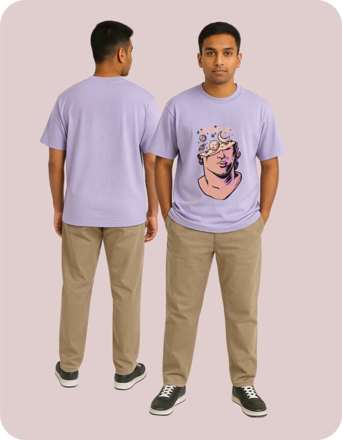 MindSpace Printed Oversized T-Shirts