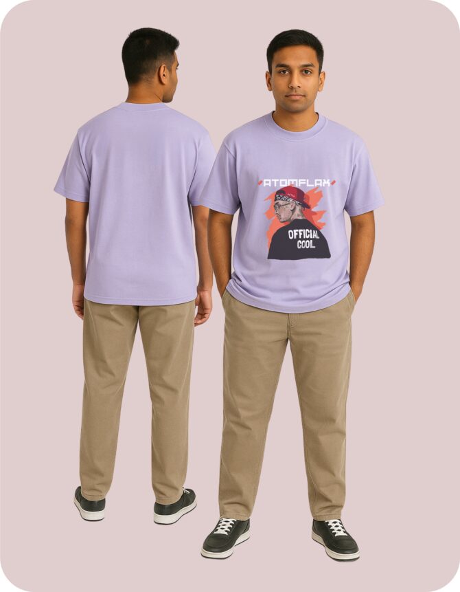 OfficalCool Printed Oversized T-Shirts