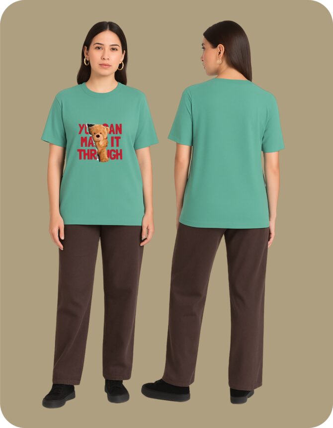 Teddi Printed Roundneck T-Shirt (Colors)