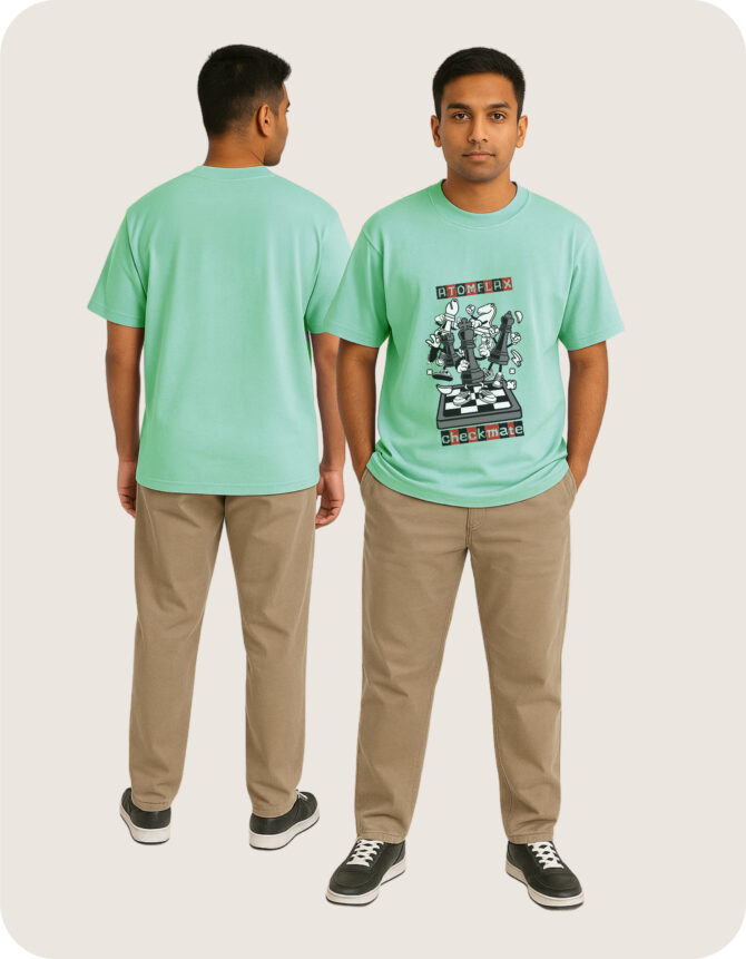 Checkmate Printed Roundneck T-Shirt (Colors)