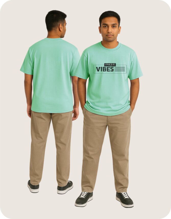 Uniquevibes Printed Roundneck T-Shirt (Colors)