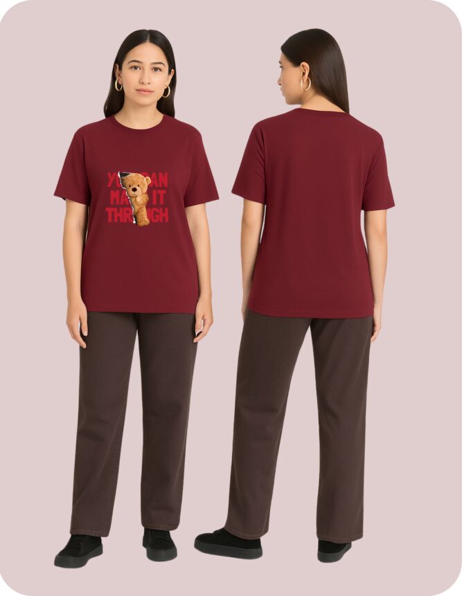 Teddi Printed Roundneck T-Shirt (Colors)