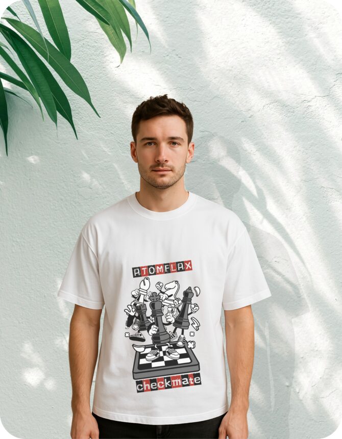 Checkmate Printed Roundneck T-Shirt (Colors)