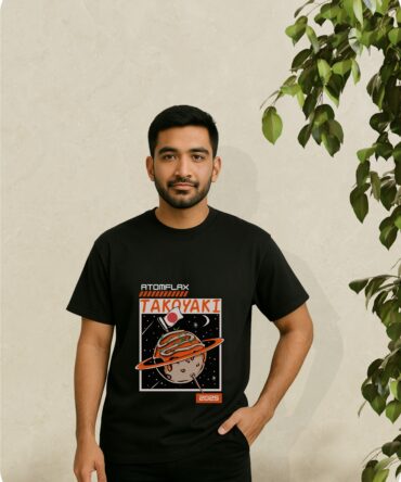 Takoyaki Printed Oversized T-Shirts