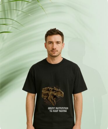 Dinosaur Printed Roundneck T-Shirt (Colors)