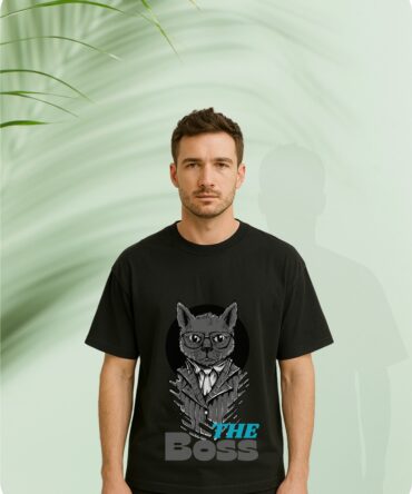 Theboss Printed Roundneck T-Shirt (Colors)