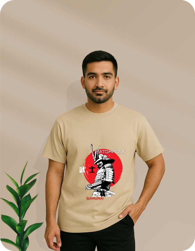 Samurai Printed Oversized T-Shirts