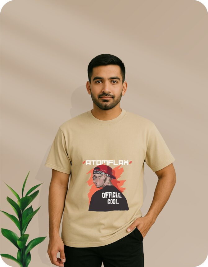 OfficalCool Printed Oversized T-Shirts