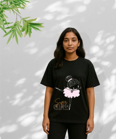 Supergirl Printed Roundneck T-Shirt (Colors)