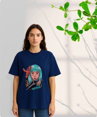 Assassin Girl Printed Roundneck T-Shirt (Colors)