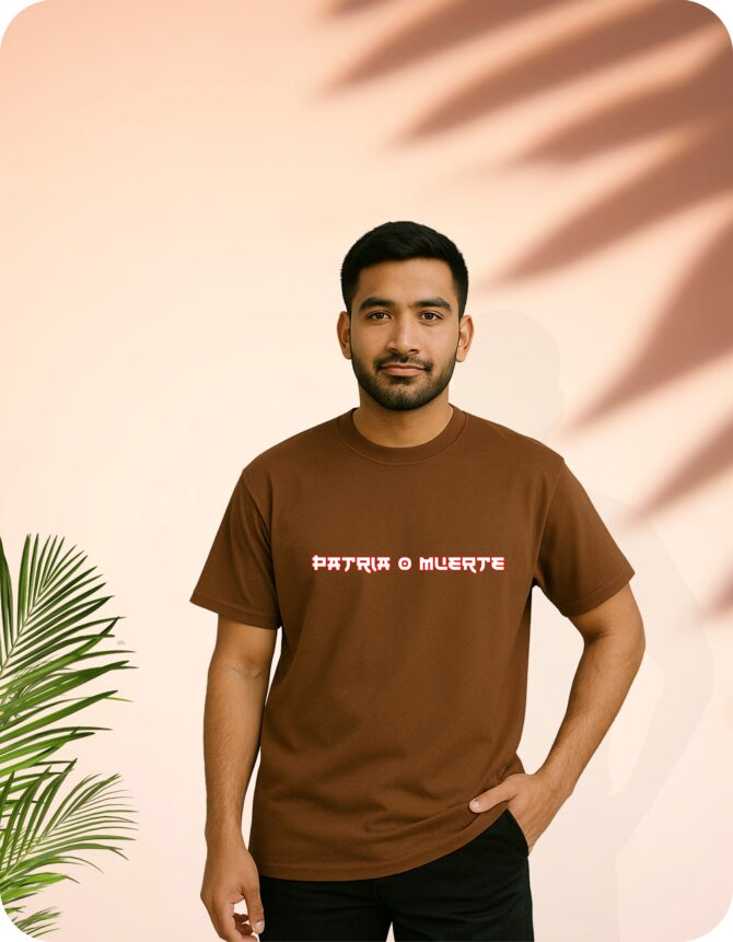 ^che (Homeland or Death) Printed Oversized T-Shirts