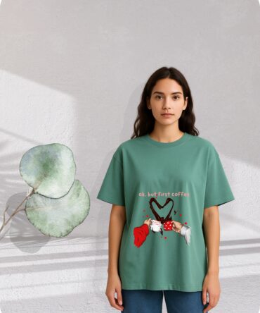 Firstcoffee Printed Roundneck T-Shirt (Colors)