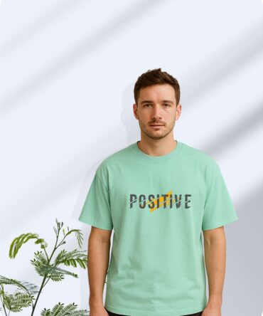 Positive Printed Roundneck T-Shirt (Colors)