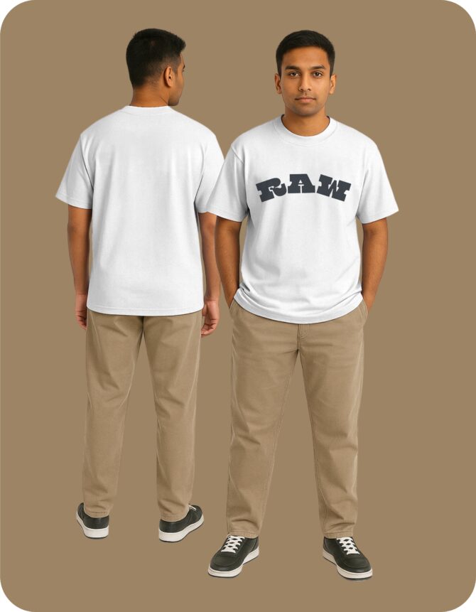 RAW Printed Oversized T-Shirts