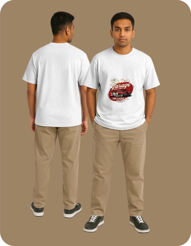CustomGarage Printed Oversized T-Shirts