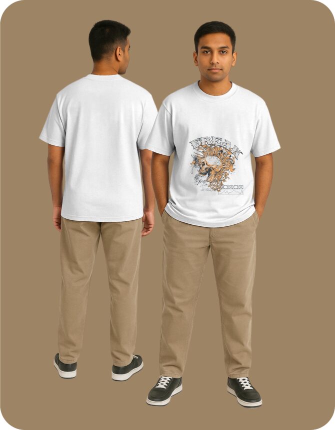 Freak Printed Oversized T-Shirts