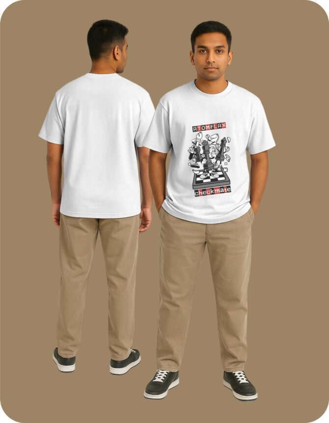 Checkmate Printed Roundneck T-Shirt (Colors)