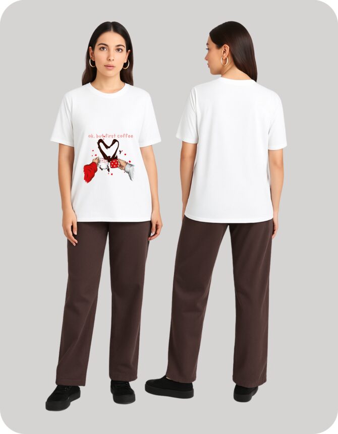 Firstcoffee Printed Roundneck T-Shirt (Colors)