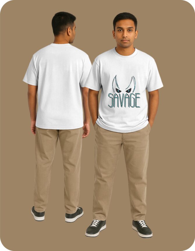 Savage Printed Roundneck T-Shirt (Colors)