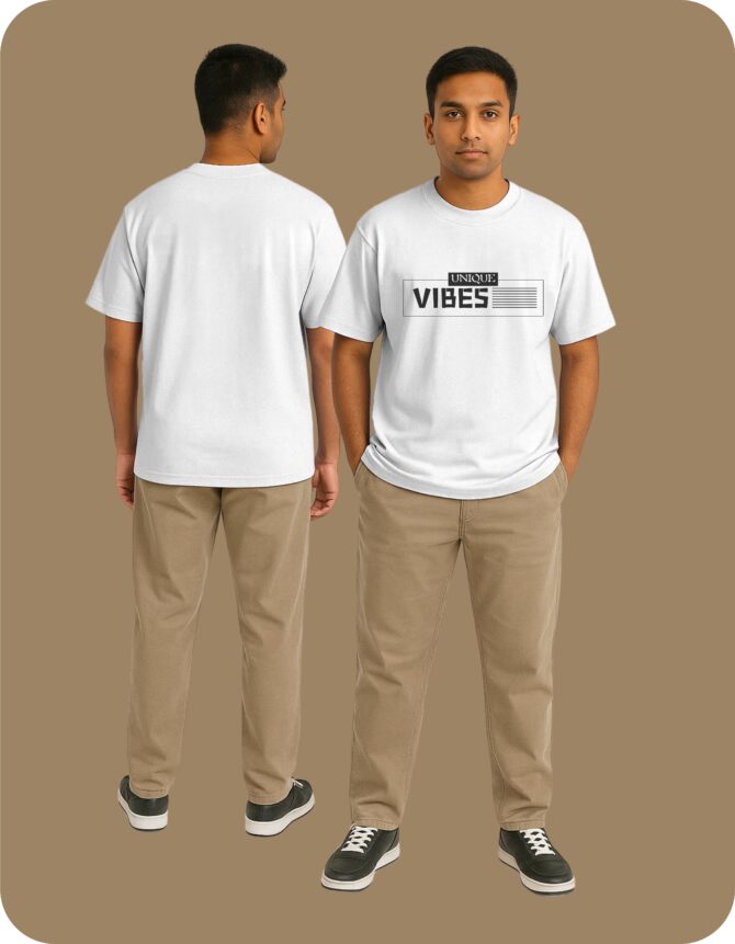 Uniquevibes Printed Roundneck T-Shirt (Colors)