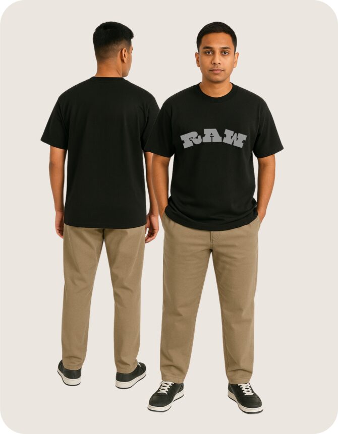 RAW Printed Oversized T-Shirts