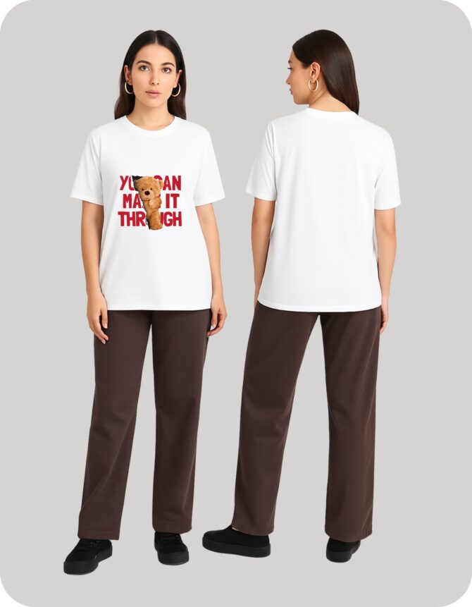 Teddi Printed Roundneck T-Shirt (Colors)