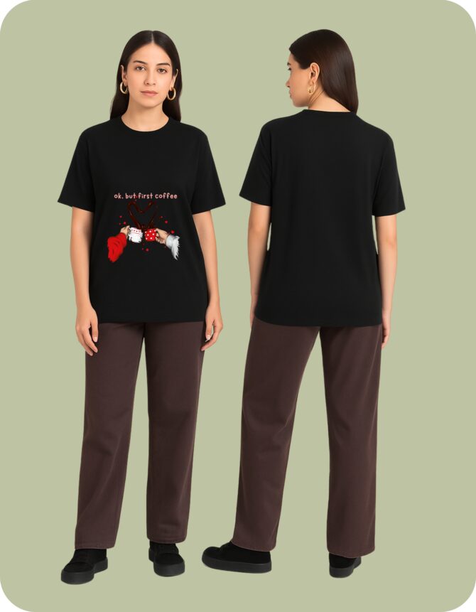 Firstcoffee Printed Roundneck T-Shirt (Colors)