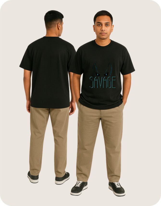Savage Printed Roundneck T-Shirt (Colors)