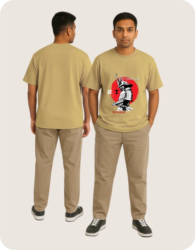 Samurai Printed Oversized T-Shirts